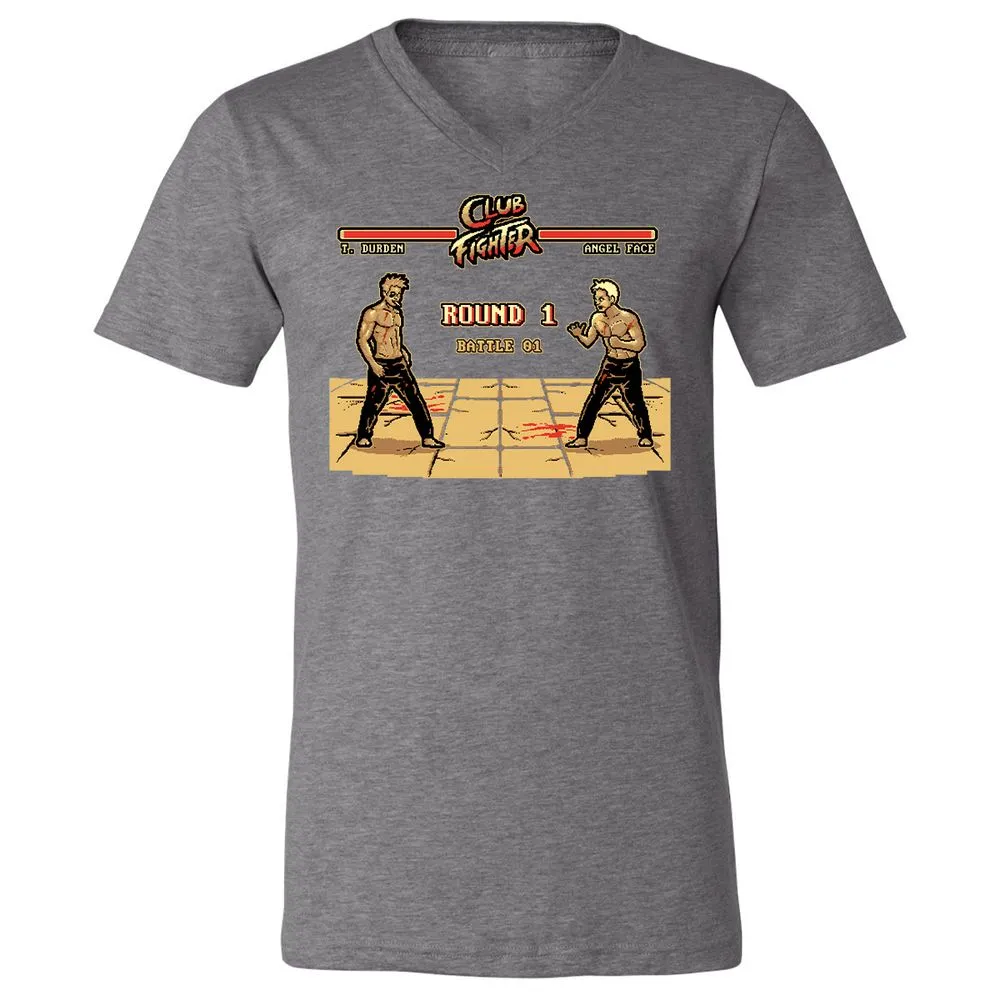 Unisex V-Neck T-Shirt - YW5DZ948 - Deep Heather - 13