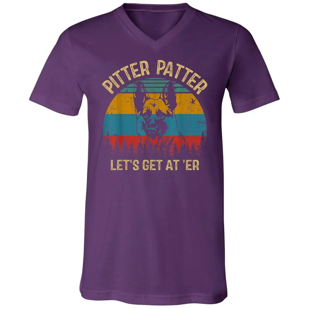 Unisex V-Neck T-Shirt - VYGLN8F2 - Team Purple - 9