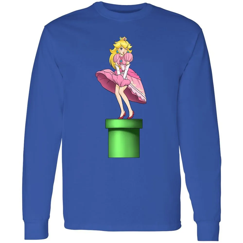 Long Sleeve T-Shirt - 2B43CEQT - Royal - 8