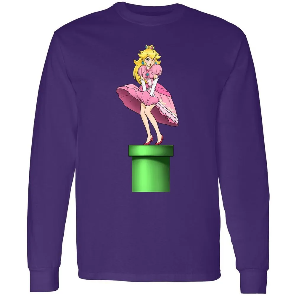 Long Sleeve T-Shirt - 2B43CEQT - Purple - 13