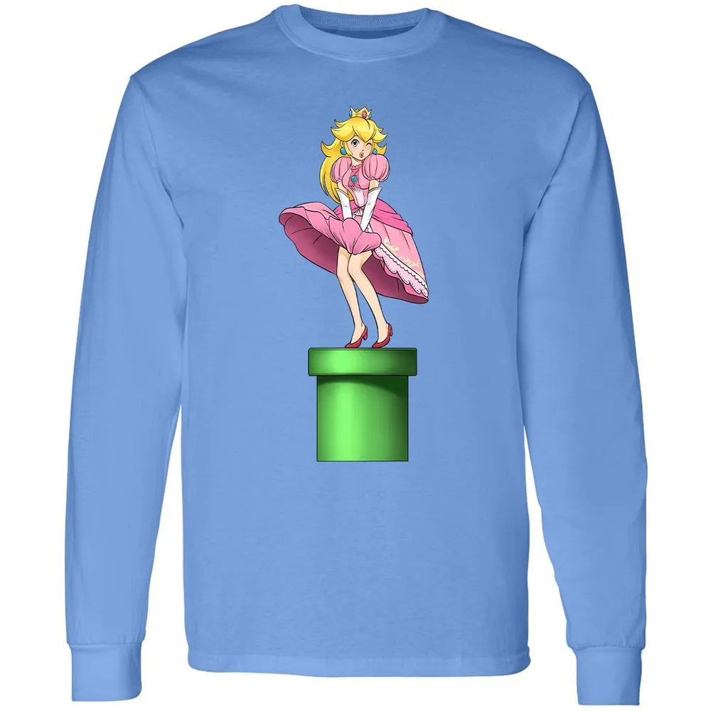 Long Sleeve T-Shirt - 2B43CEQT - Carolina Blue - 12