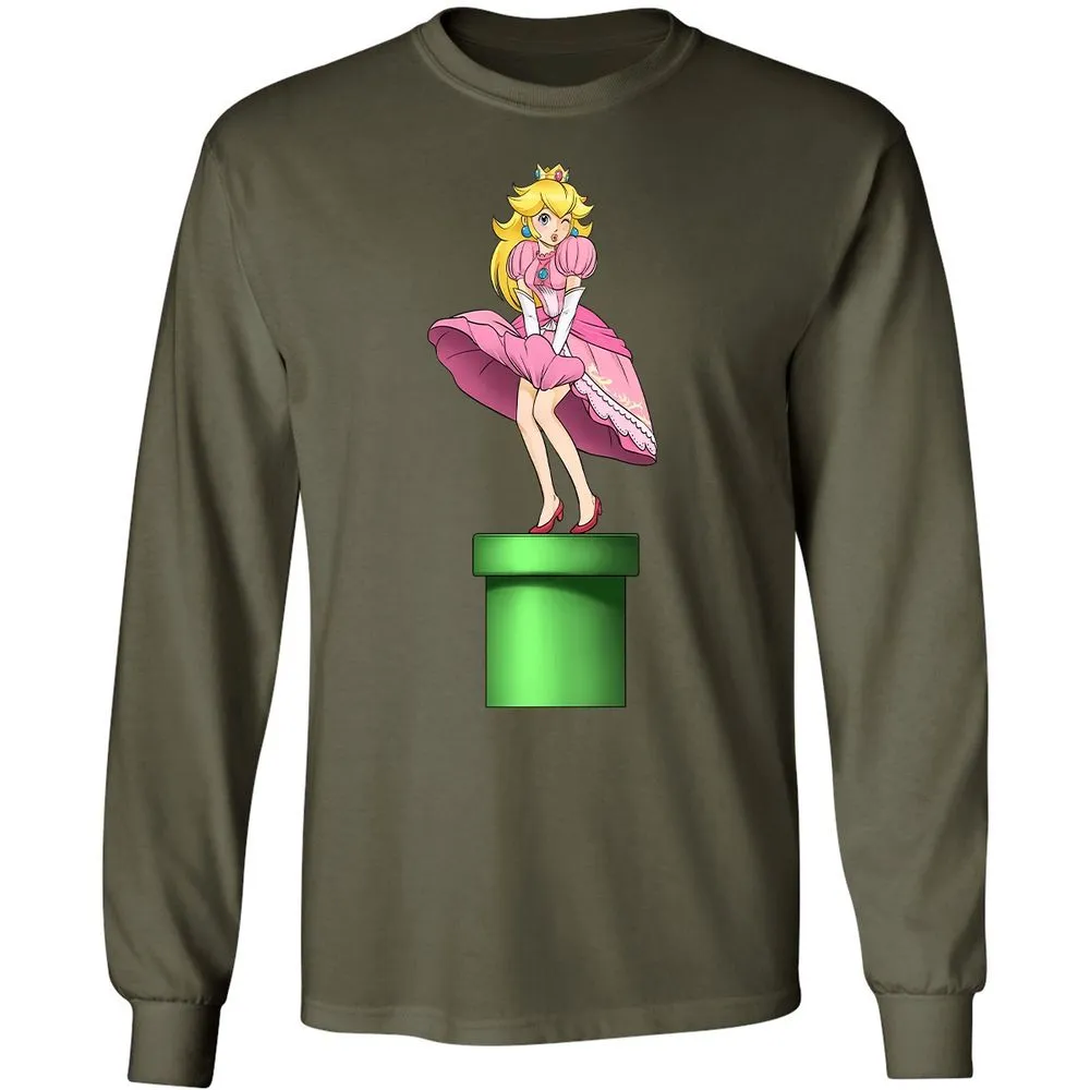 Long Sleeve T-Shirt - 2B43CEQT - Military Green - 16