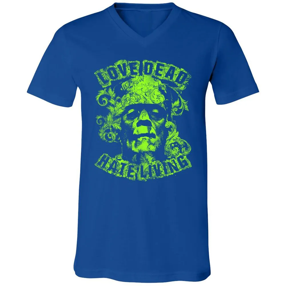 Unisex V-Neck T-Shirt - 67HHJW3M - True Royal - 4