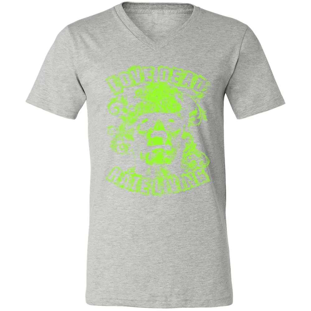 Unisex V-Neck T-Shirt - 67HHJW3M - Athletic Heather - 7