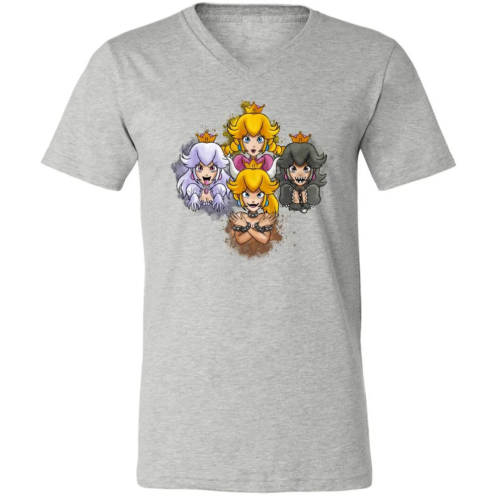 Unisex V-Neck T-Shirt - 9DCK5KPF - Athletic Heather - 7