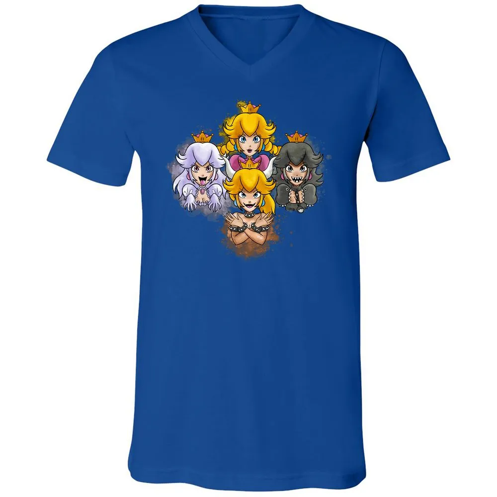 Unisex V-Neck T-Shirt - 9DCK5KPF - True Royal - 4
