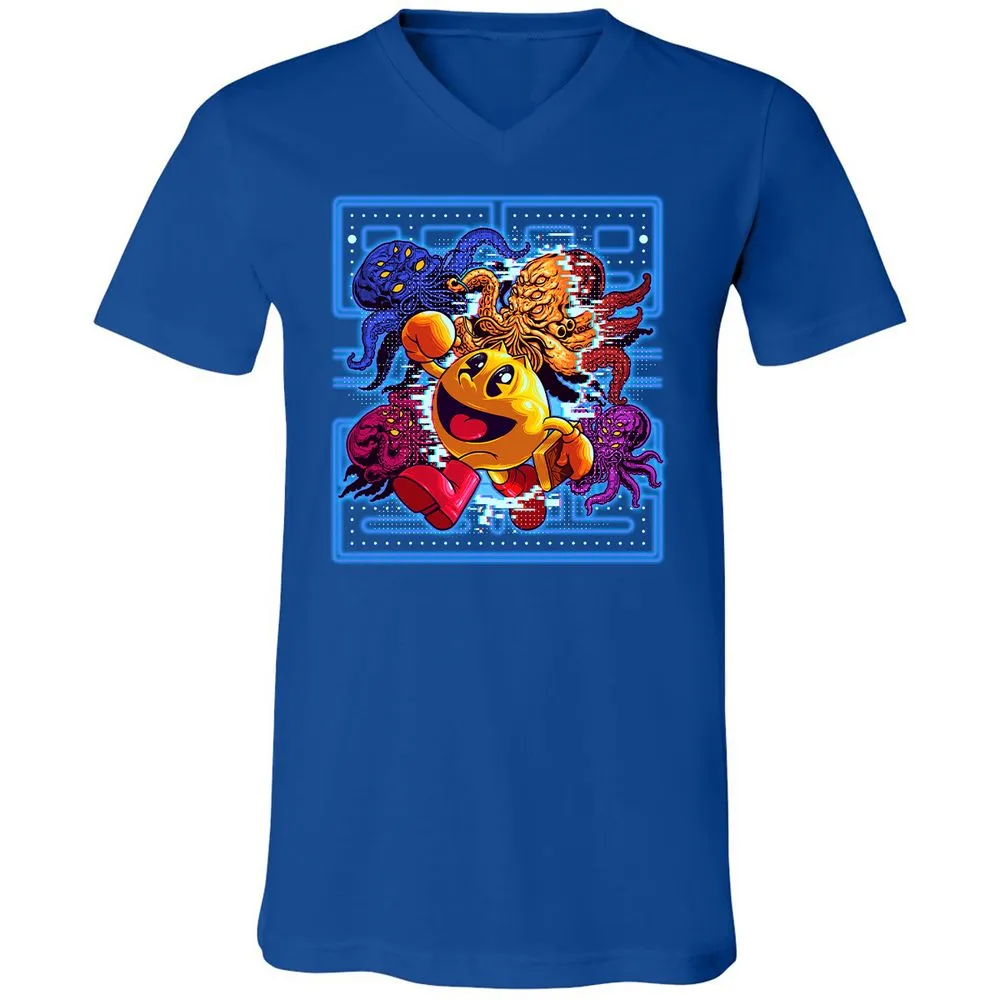 Unisex V-Neck T-Shirt - STL9ZKTV - True Royal - 4