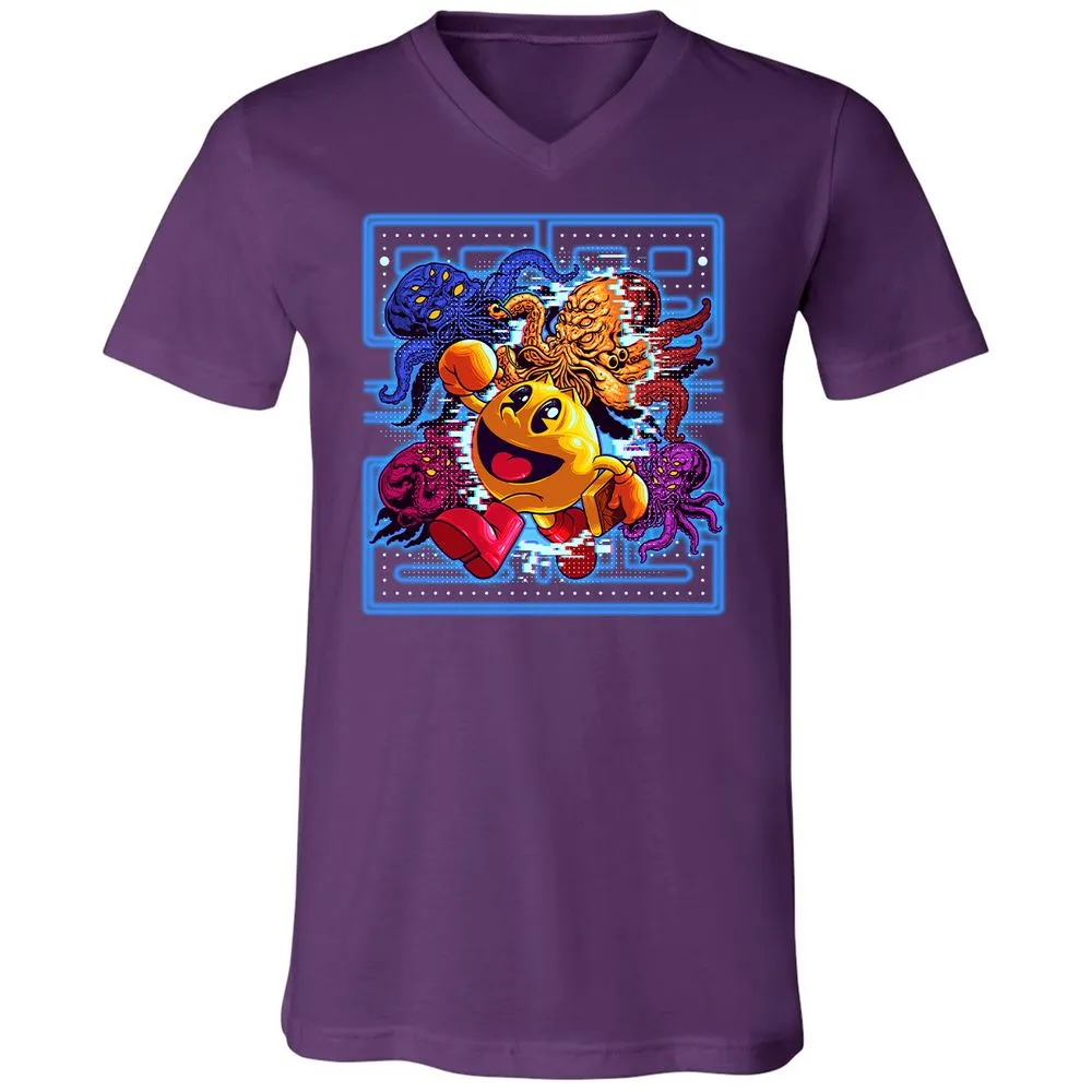 Unisex V-Neck T-Shirt - STL9ZKTV - Team Purple - 9