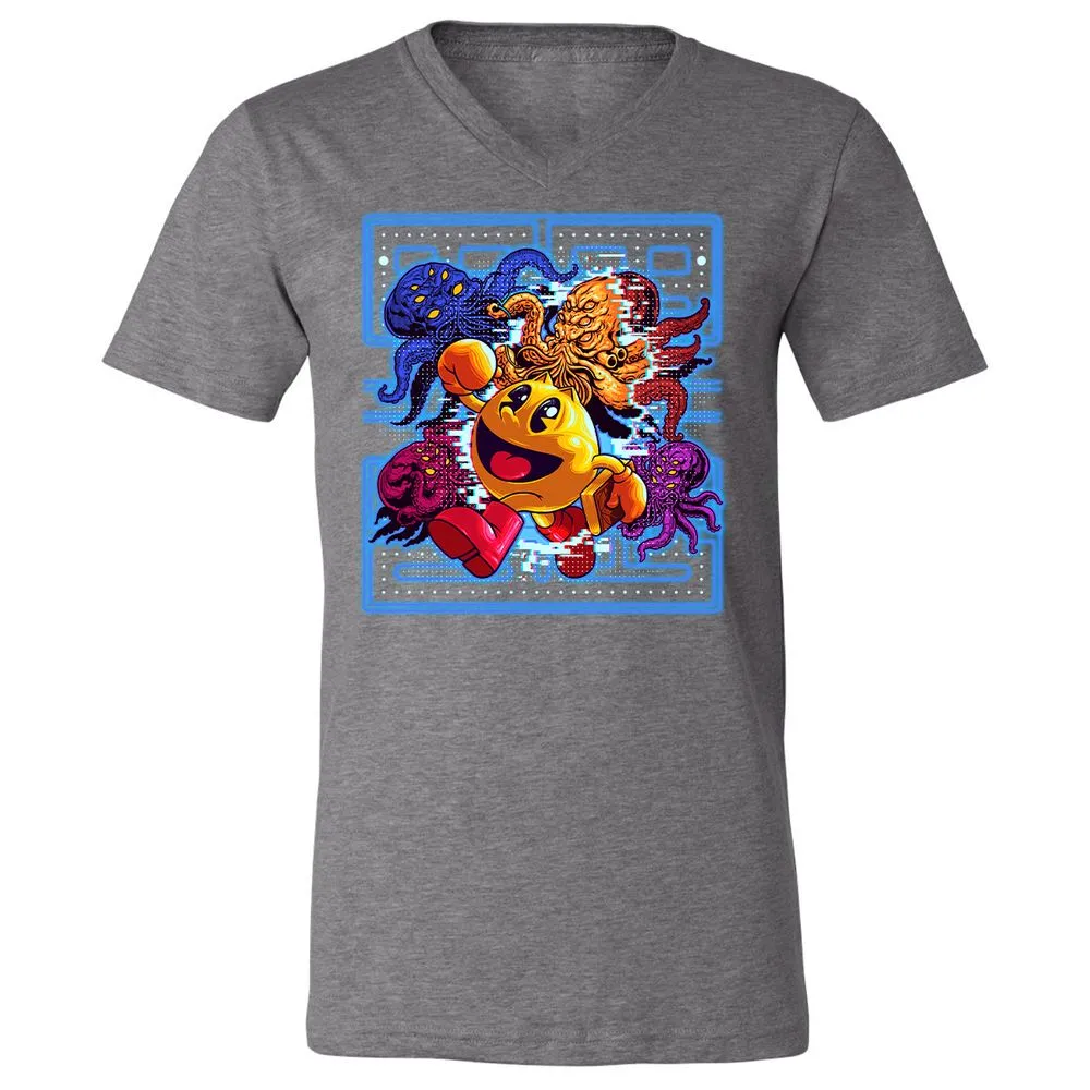 Unisex V-Neck T-Shirt - STL9ZKTV - Deep Heather - 13