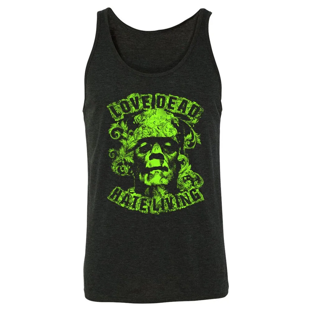 Unisex Jersey Tank - 7FL16YJK - Charcoal Black Triblend - 5