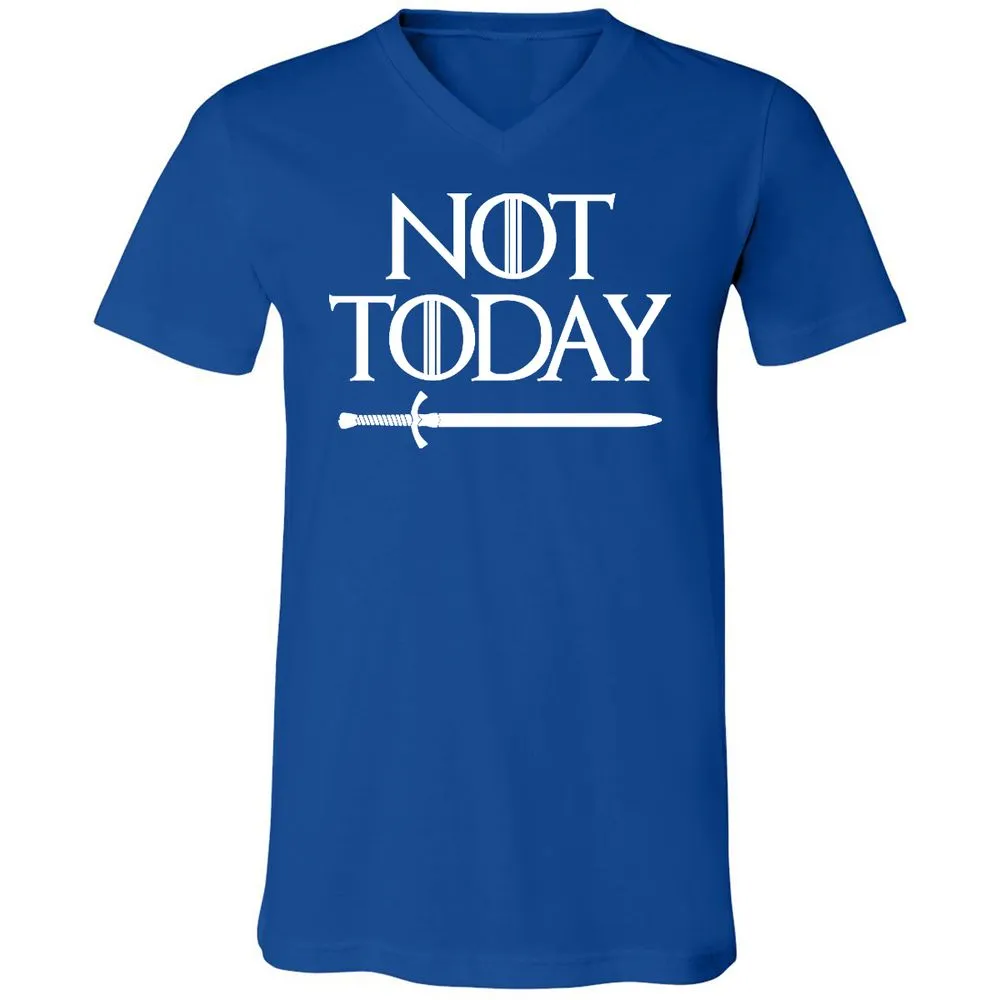 Unisex V-Neck T-Shirt - 6VK8F97Y - True Royal - 4