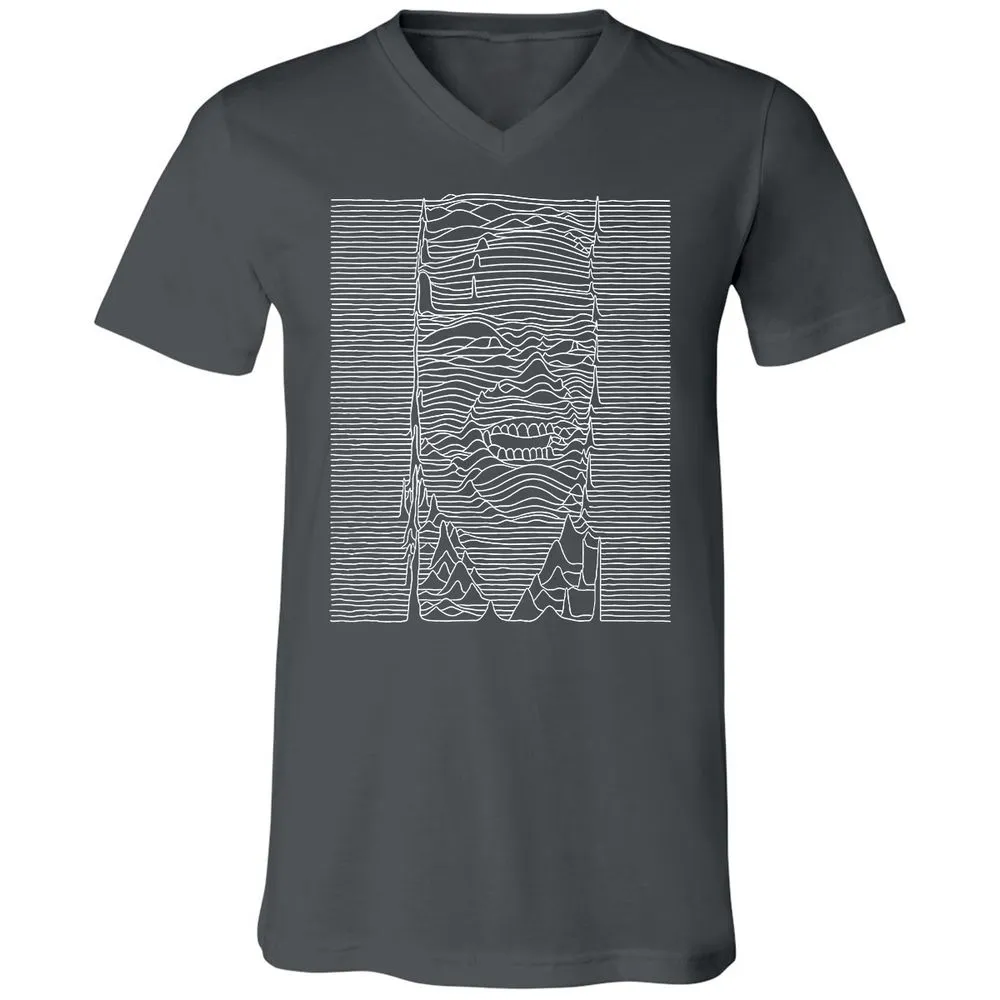 Unisex V-Neck T-Shirt - JEGP71F5 - Asphalt - 12