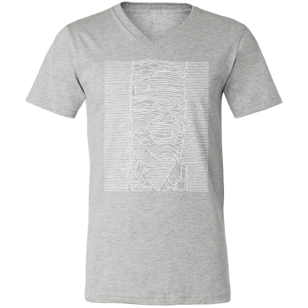 Unisex V-Neck T-Shirt - JEGP71F5 - Athletic Heather - 7