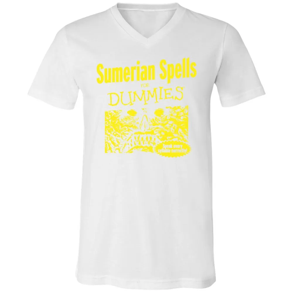Unisex V-Neck T-Shirt - HQ4F99BC - White - 5