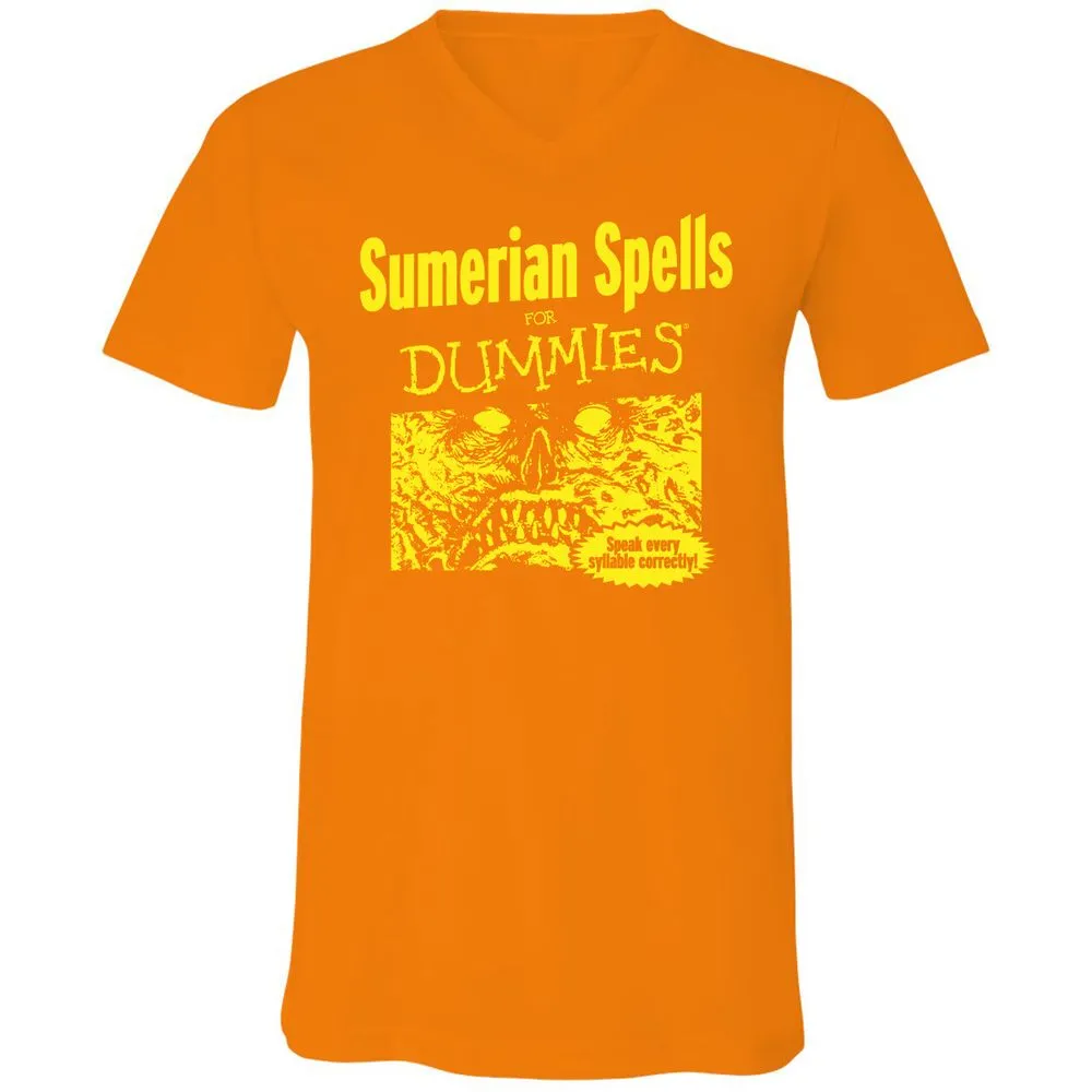 Unisex V-Neck T-Shirt - HQ4F99BC - Orange - 11