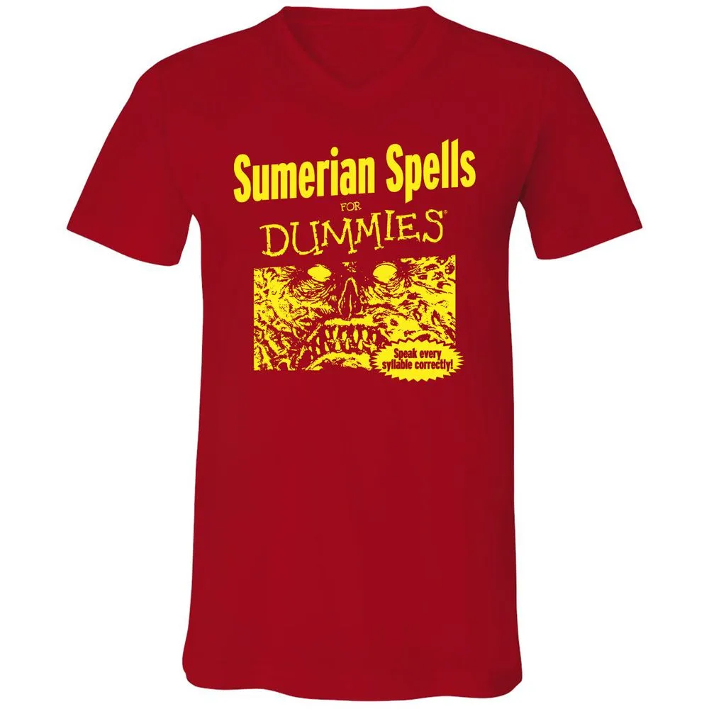 Unisex V-Neck T-Shirt - HQ4F99BC - Red - 3