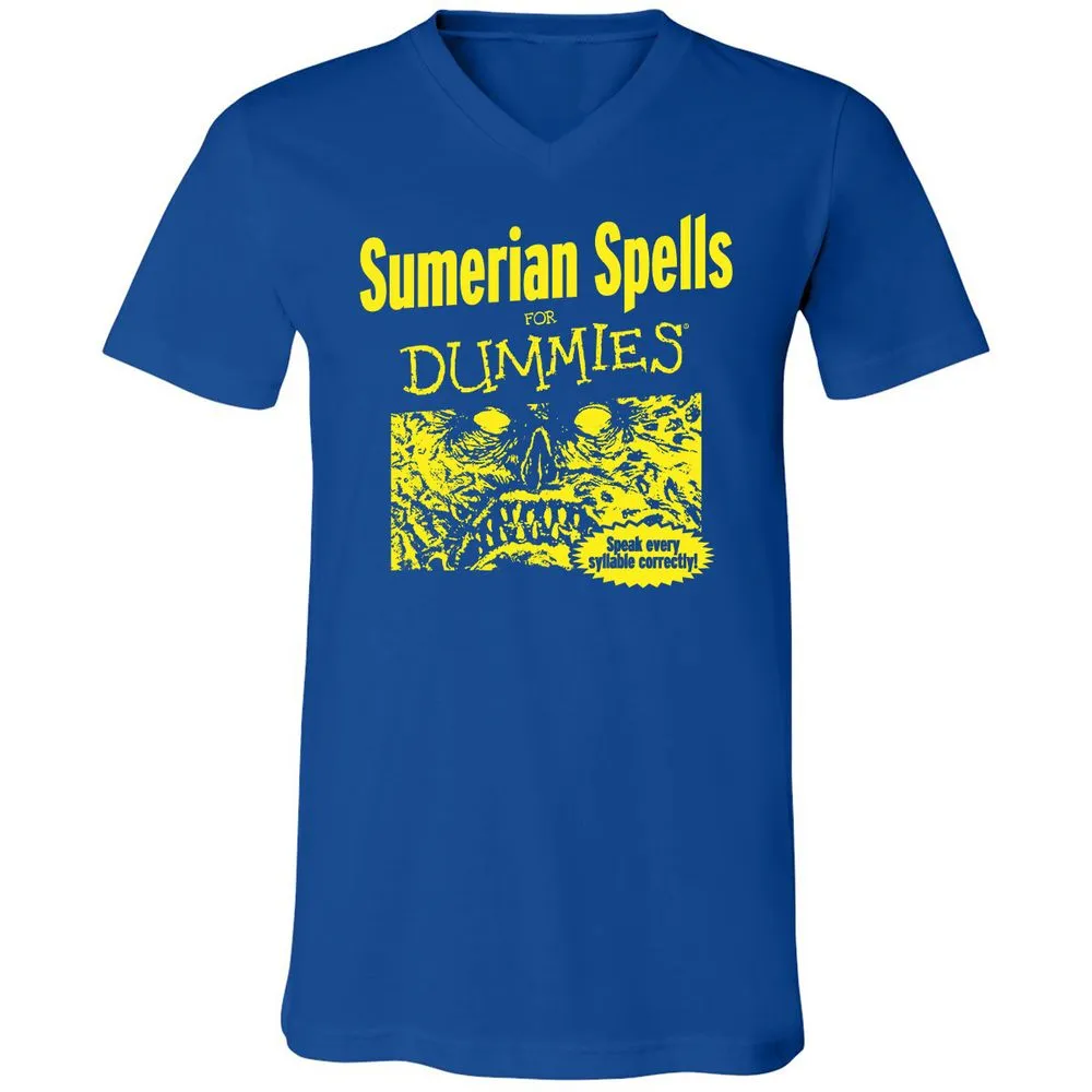 Unisex V-Neck T-Shirt - HQ4F99BC - True Royal - 4
