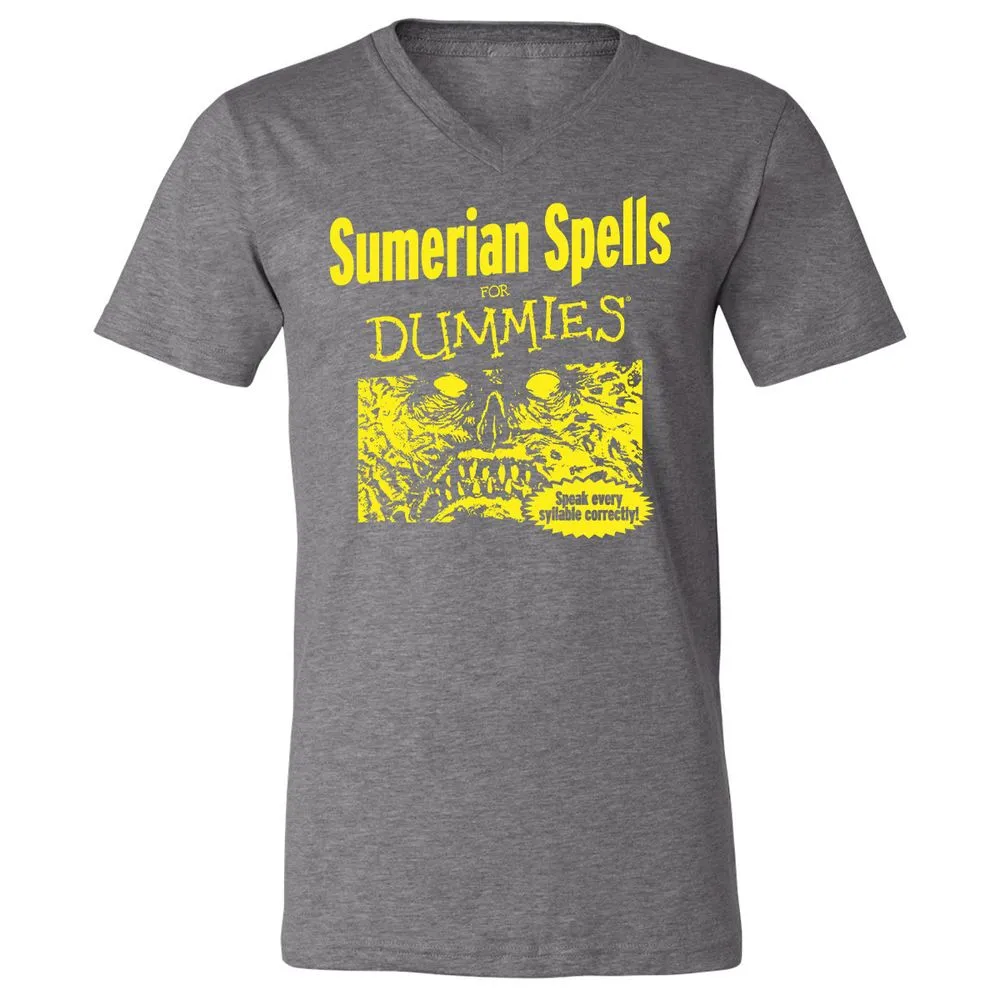 Unisex V-Neck T-Shirt - HQ4F99BC - Deep Heather - 13