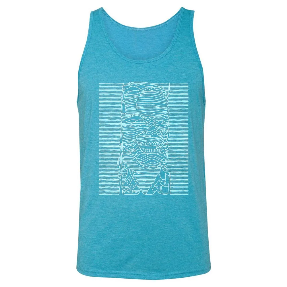 Unisex Jersey Tank - RYTJRWCU - Aqua Triblend - 3