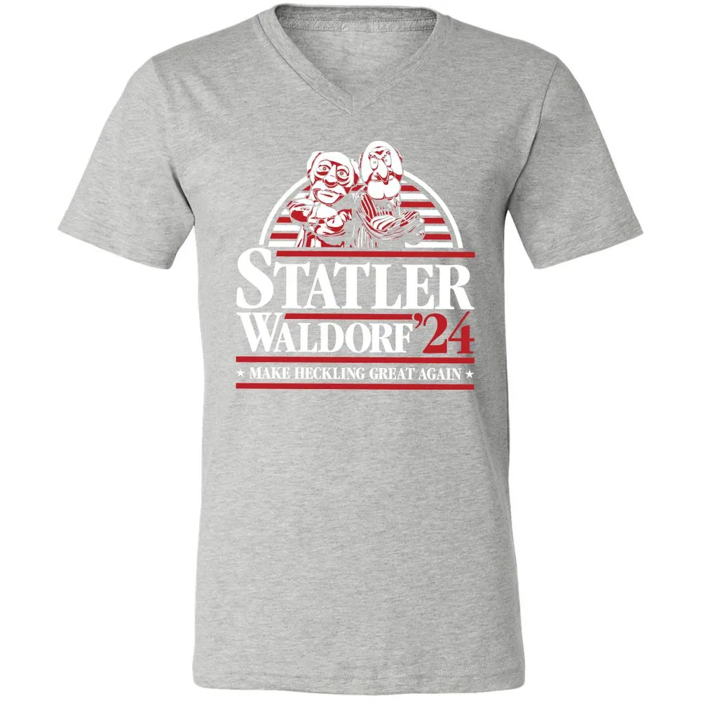 Unisex V-Neck T-Shirt - BSNERUY2 - Athletic Heather - 7