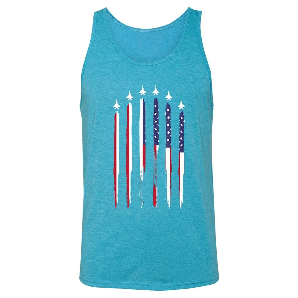 Unisex Jersey Tank - R2PBZ1UG - Aqua Triblend - 3