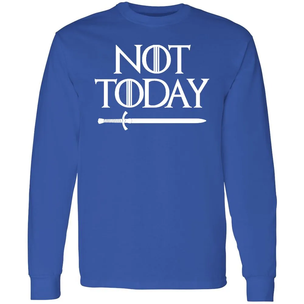 Long Sleeve T-Shirt - C67RZS65 - Royal - 8