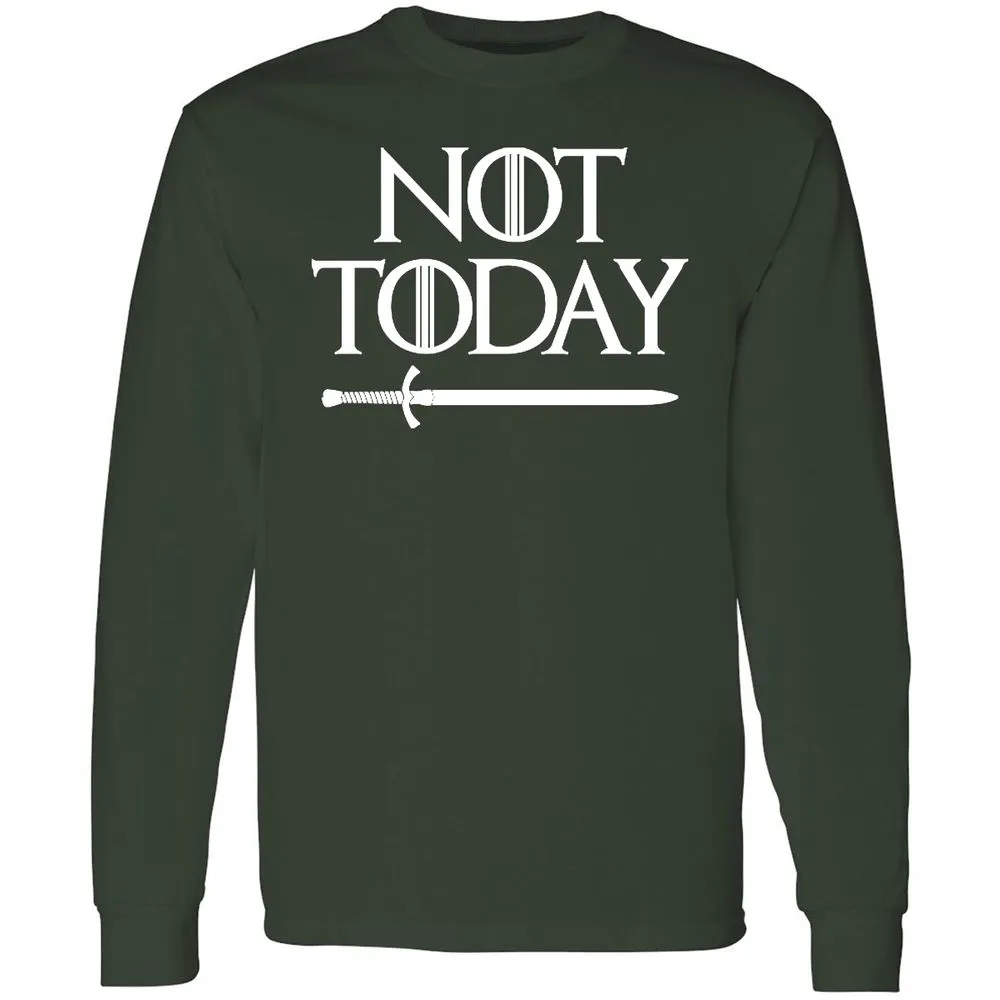 Long Sleeve T-Shirt - C67RZS65 - Forest Green - 4