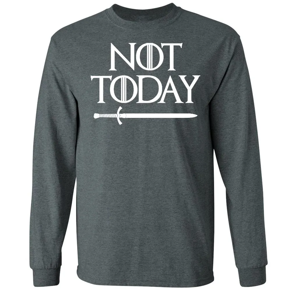 Long Sleeve T-Shirt - C67RZS65 - Dark Heather - 15