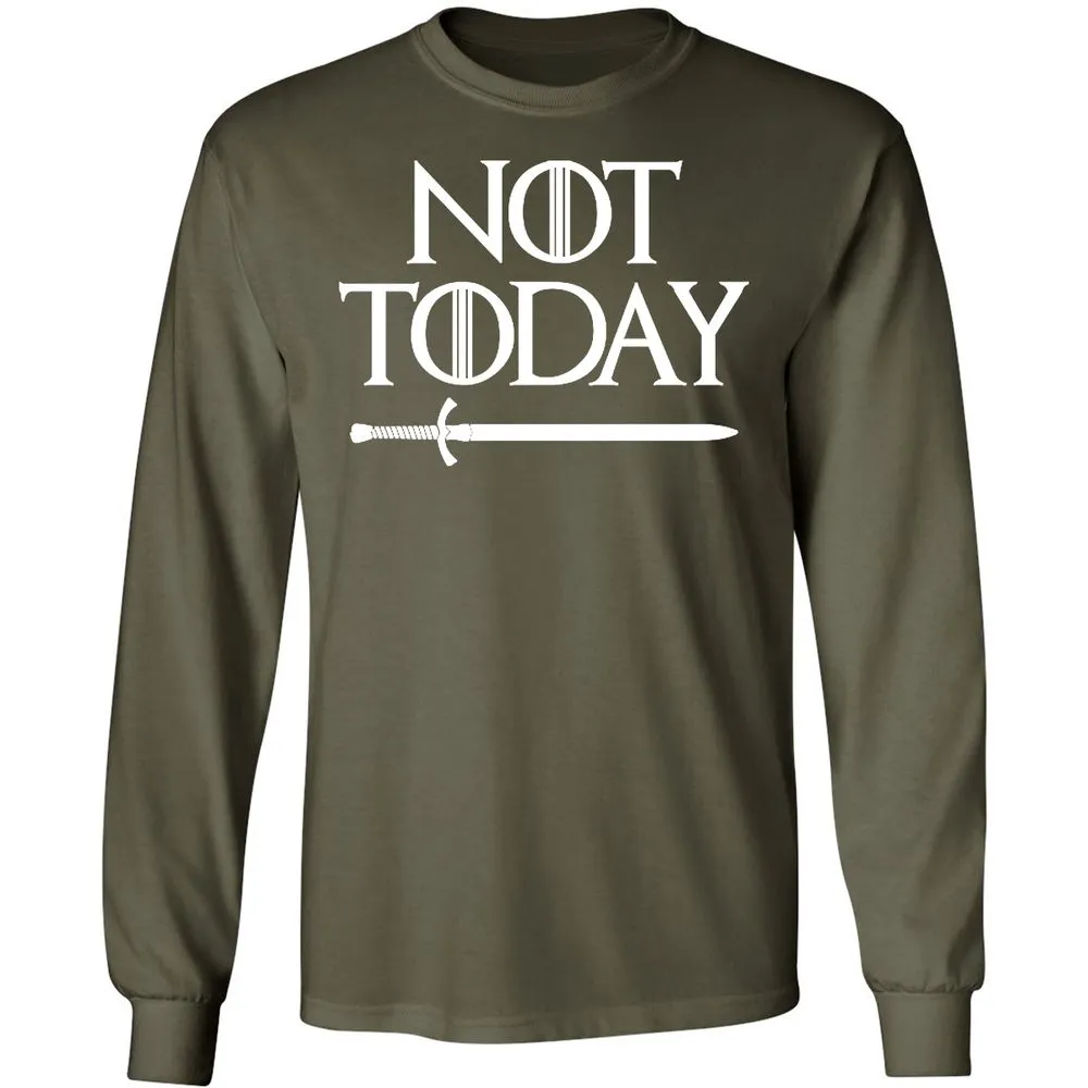 Long Sleeve T-Shirt - C67RZS65 - Military Green - 16