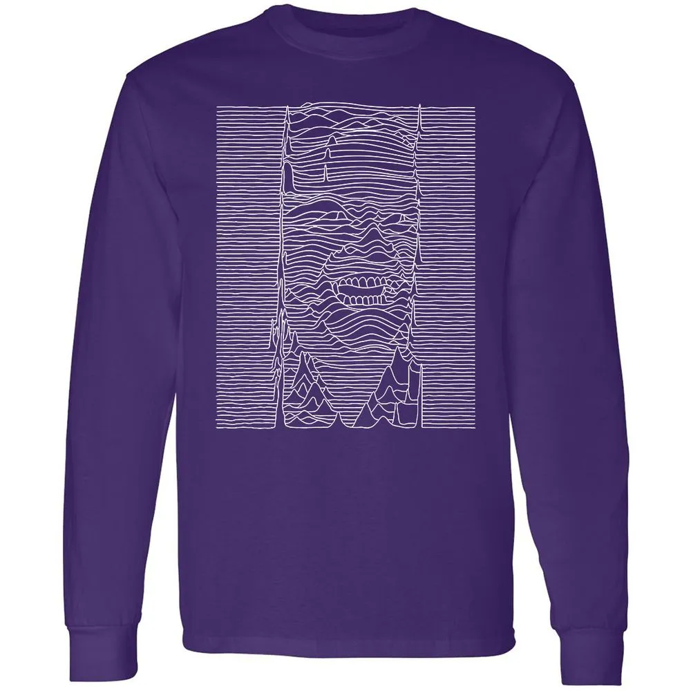 Long Sleeve T-Shirt - XEKU4ACM - Purple - 13