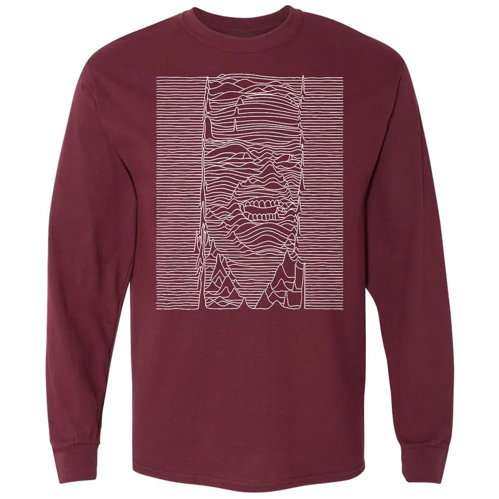 Long Sleeve T-Shirt - XEKU4ACM - Maroon - 11