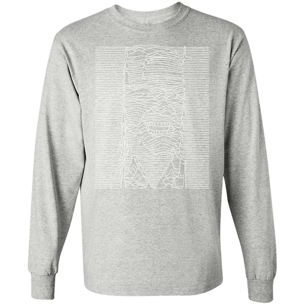 Long Sleeve T-Shirt - XEKU4ACM - Ash - 7