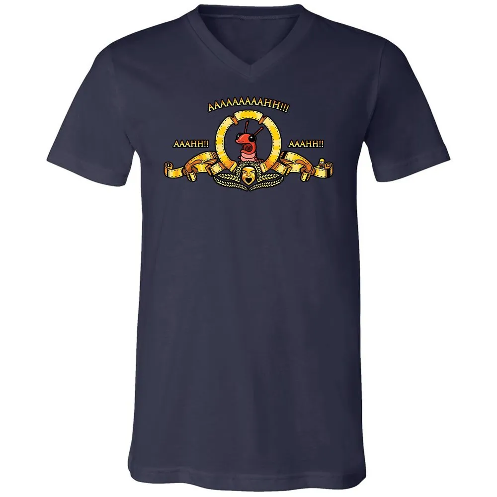 Unisex V-Neck T-Shirt - A257GX3S - Navy - 2
