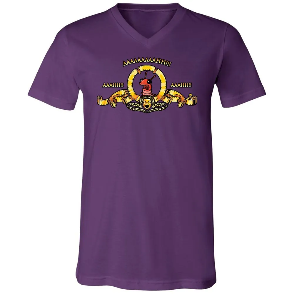 Unisex V-Neck T-Shirt - A257GX3S - Team Purple - 9