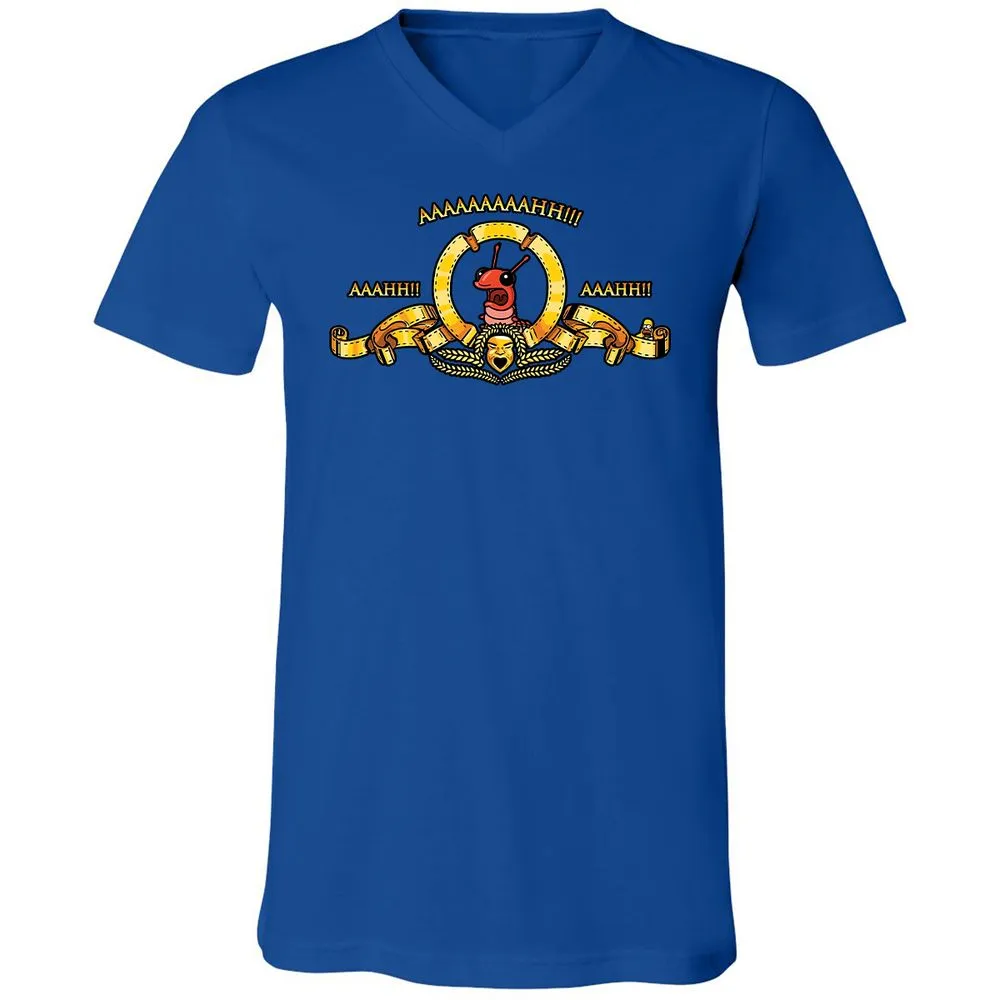 Unisex V-Neck T-Shirt - A257GX3S - True Royal - 4