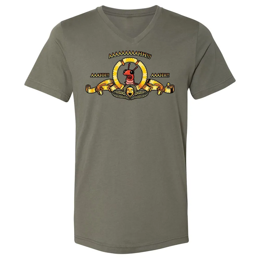 Unisex V-Neck T-Shirt - A257GX3S - Military Green - 10