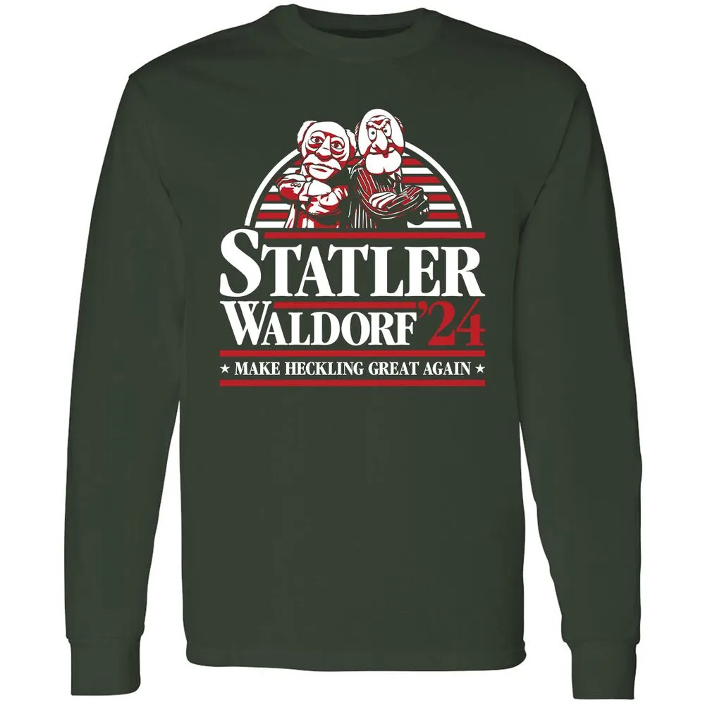 Long Sleeve T-Shirt - LRYQ87UX - Forest Green - 4