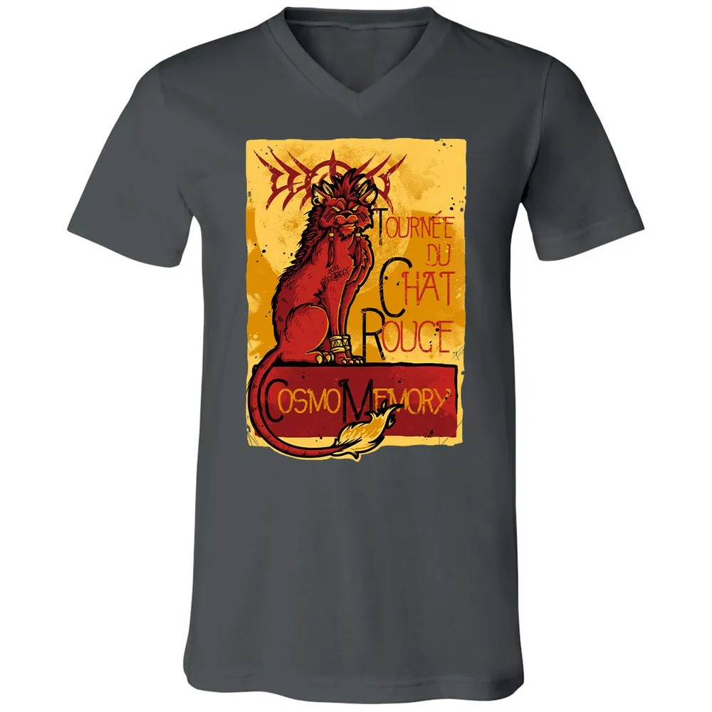 Unisex V-Neck T-Shirt - VKM92Q1S - Asphalt - 12
