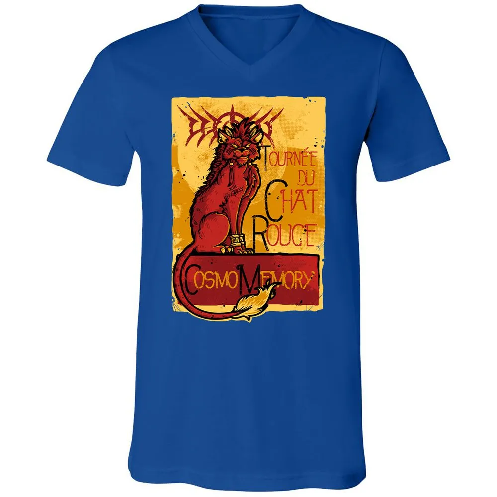 Unisex V-Neck T-Shirt - VKM92Q1S - True Royal - 4