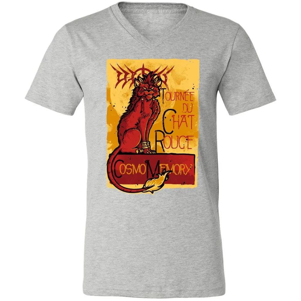 Unisex V-Neck T-Shirt - VKM92Q1S - Athletic Heather - 7
