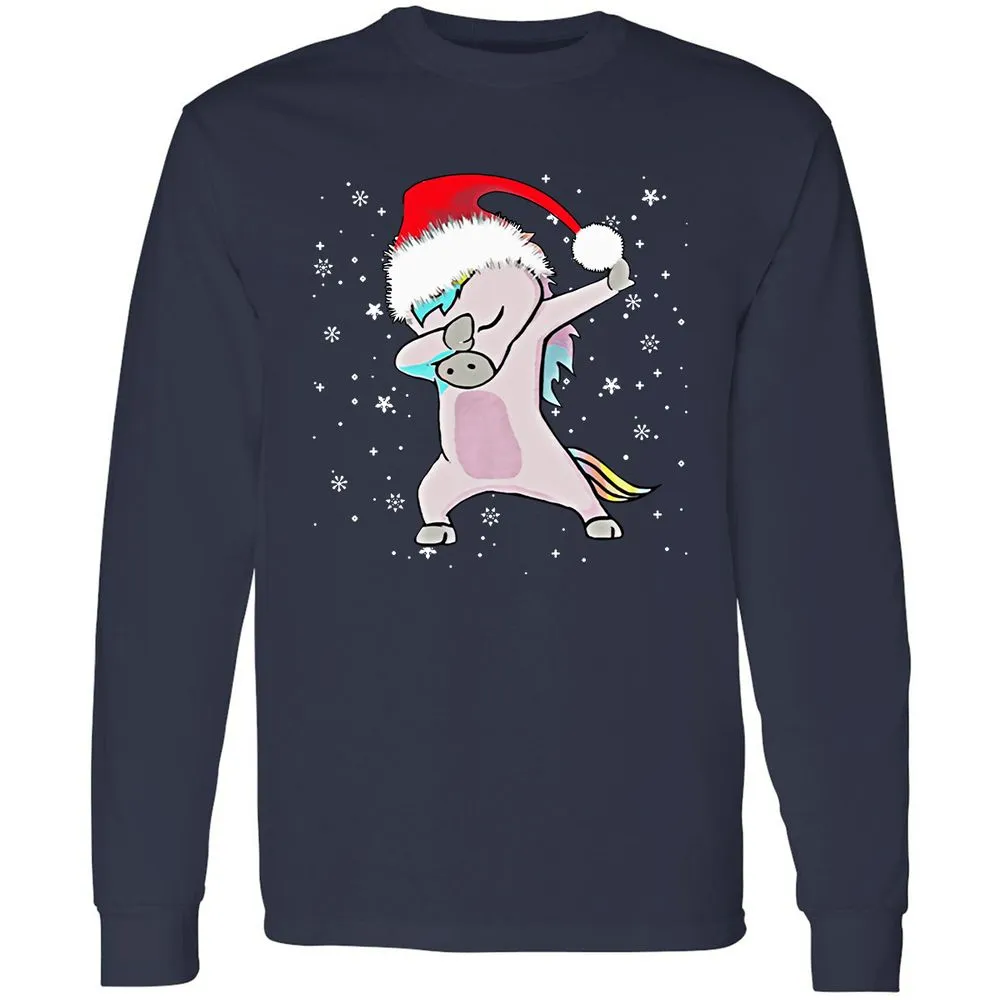 Long Sleeve T-Shirt - HN5HP4SJ - Navy - 2