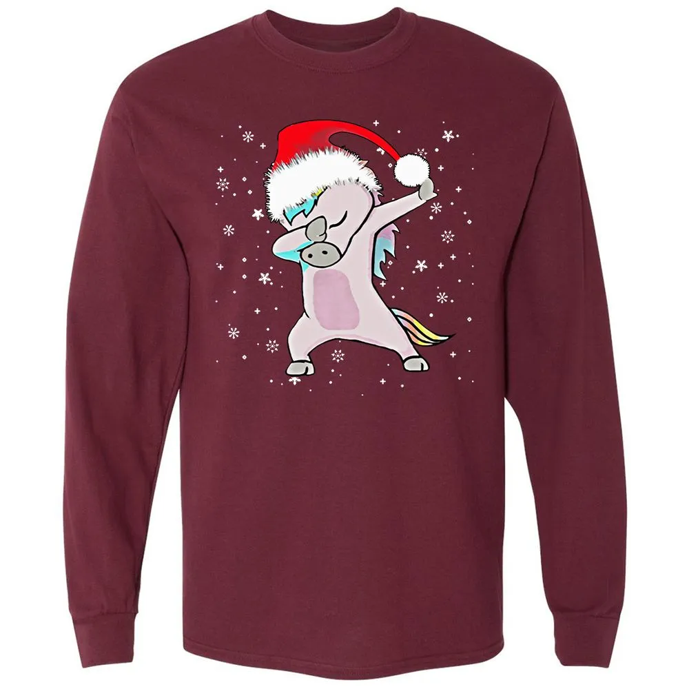 Long Sleeve T-Shirt - HN5HP4SJ - Maroon - 11