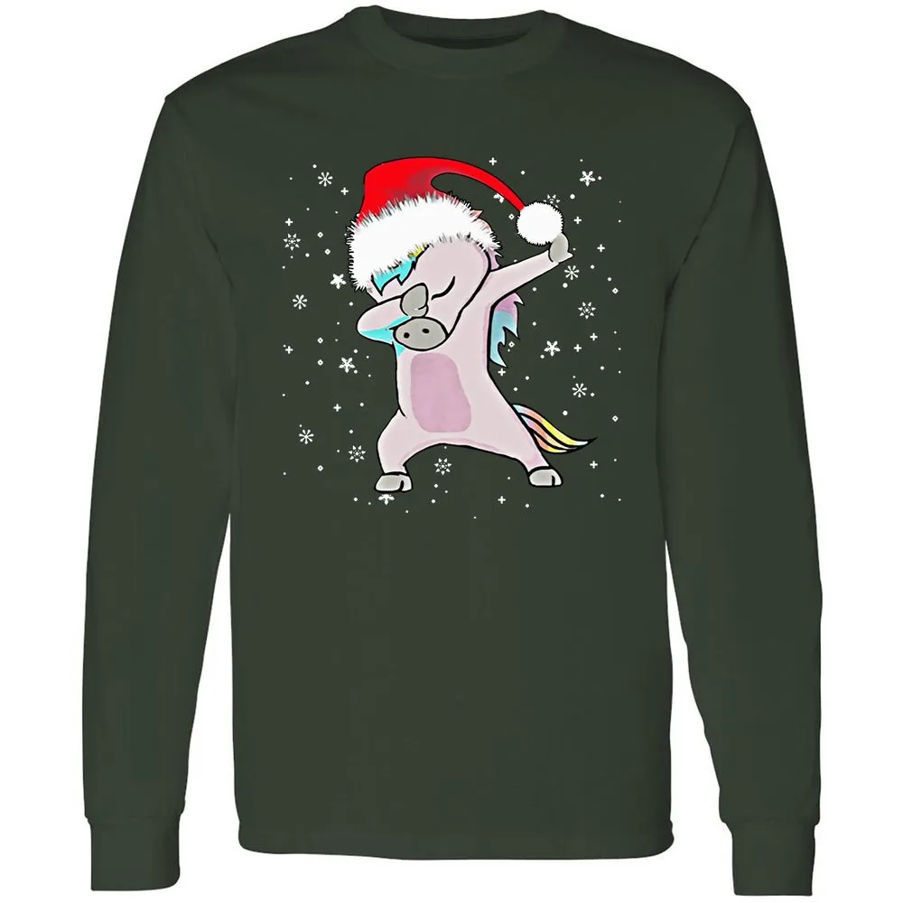 Long Sleeve T-Shirt - HN5HP4SJ - Forest Green - 4