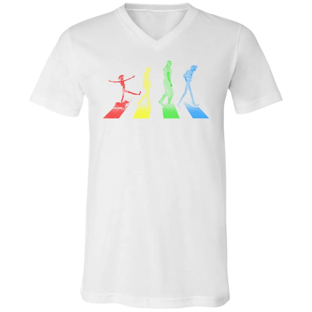 Unisex V-Neck T-Shirt - L473JG4H - White - 5