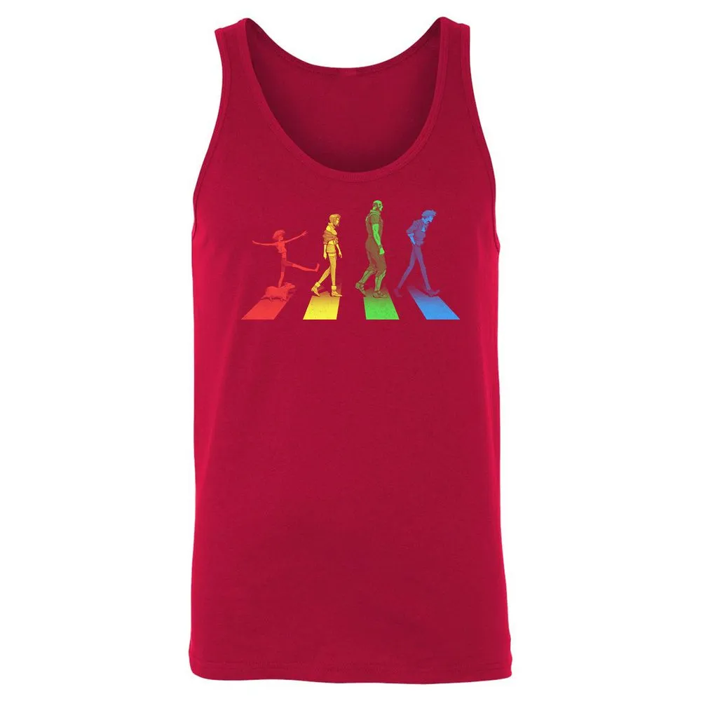 Unisex Jersey Tank - X9YVKUKF - Red - 11