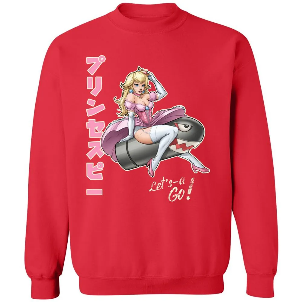 Classic Unisex Sweatshirt - GVA6DRWJ - Red - 5