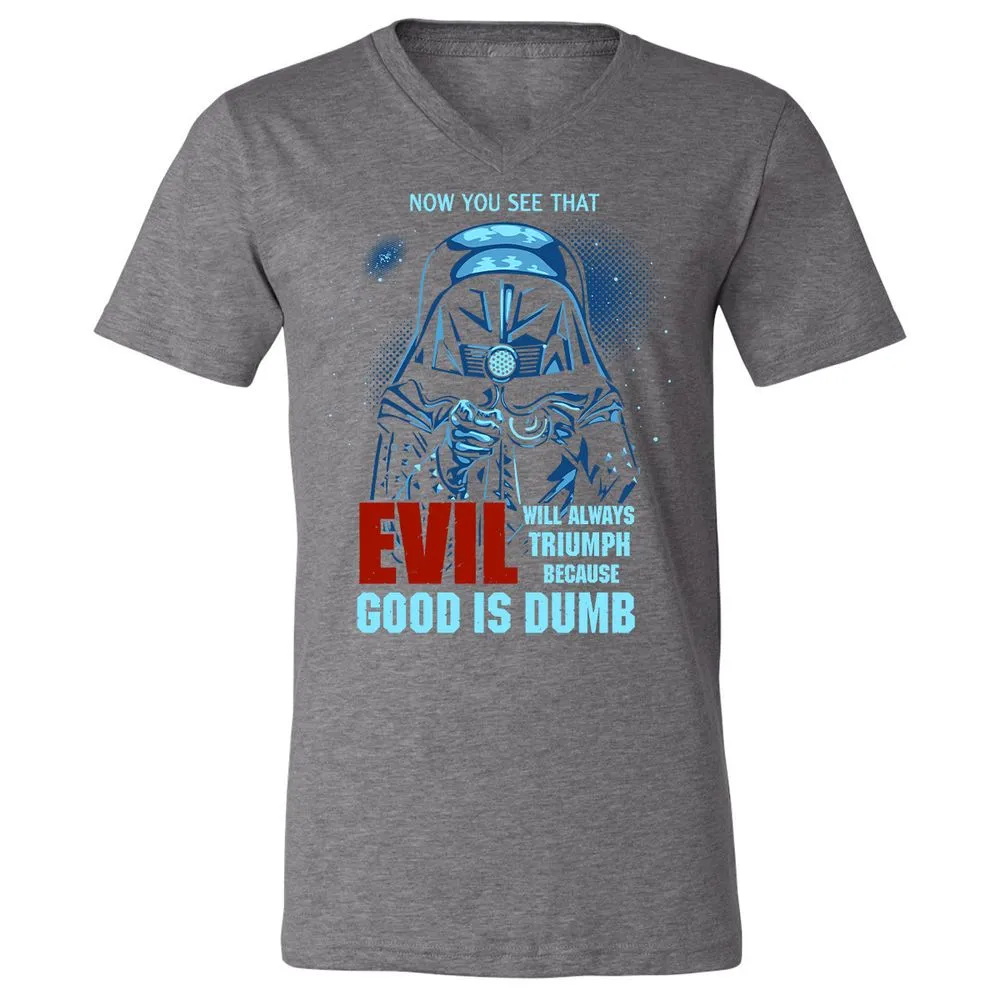 Unisex V-Neck T-Shirt - TVYWLEPL - Deep Heather - 13