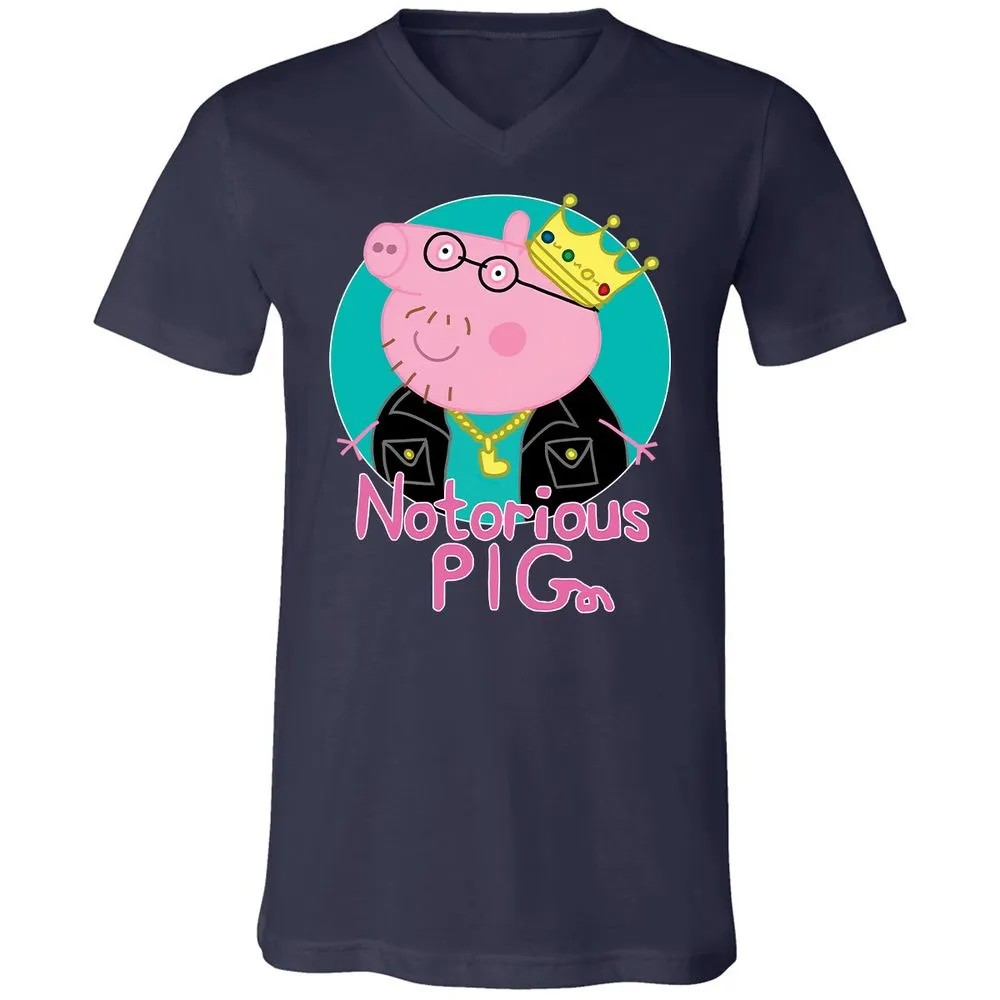 Unisex V-Neck T-Shirt - 2D3FEFPC - Navy - 2