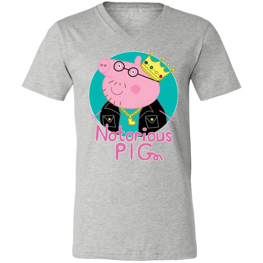 Unisex V-Neck T-Shirt - 2D3FEFPC - Athletic Heather - 7