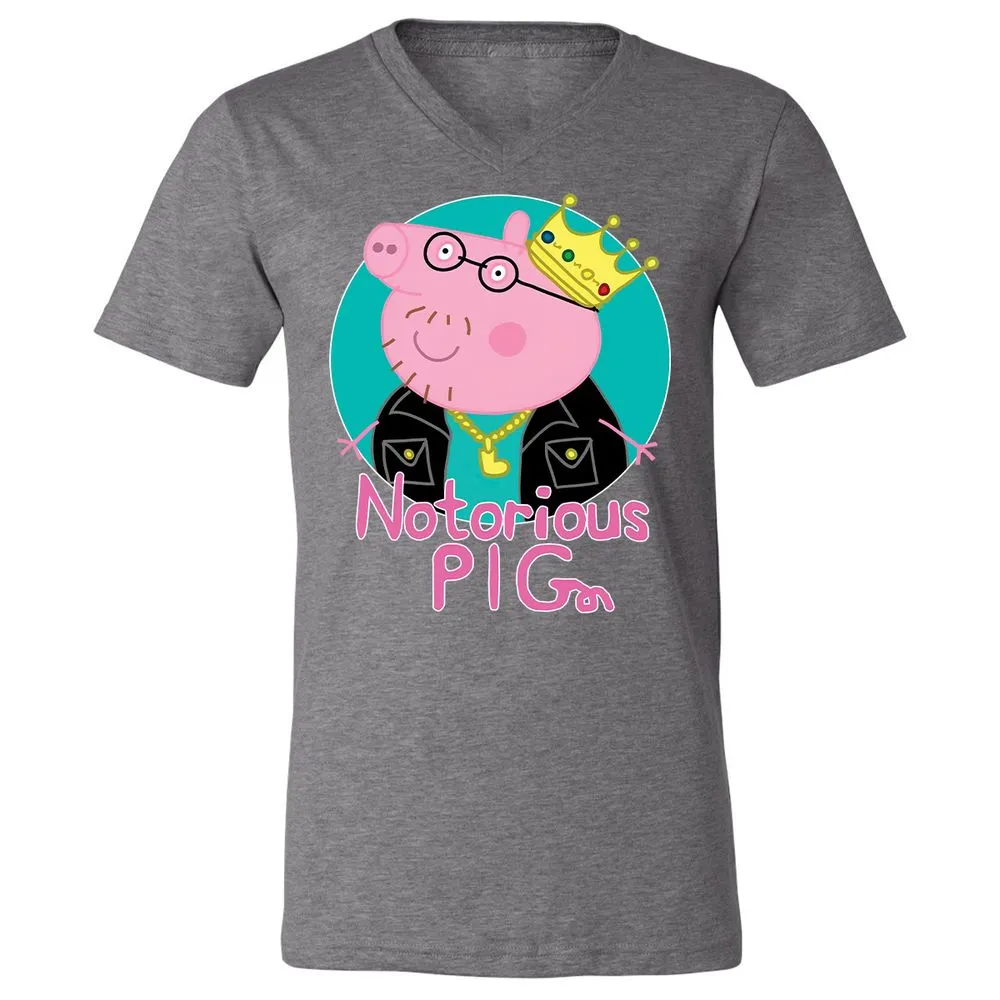 Unisex V-Neck T-Shirt - 2D3FEFPC - Deep Heather - 13